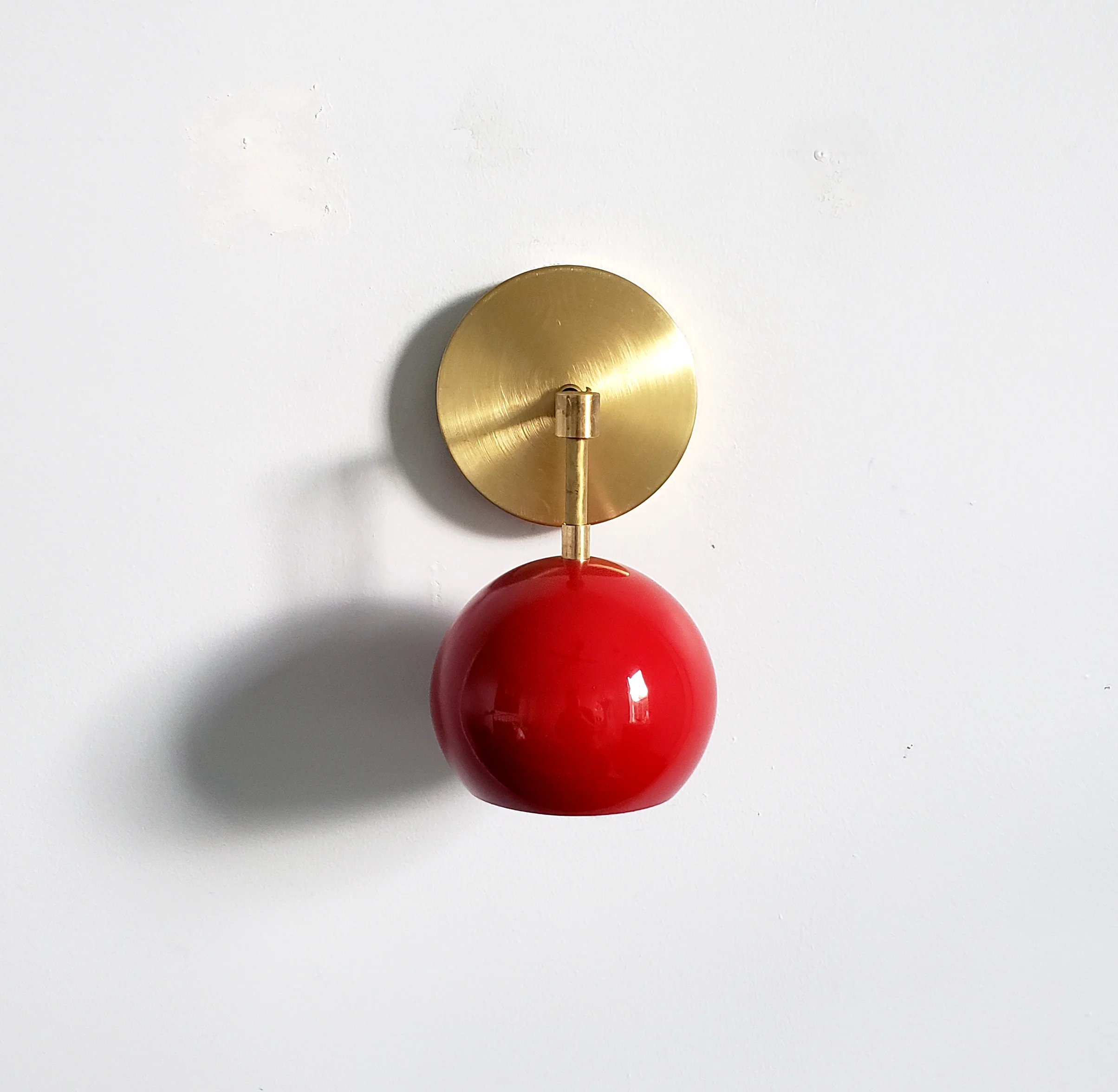Loa Sconce with Red Shade - Image 3