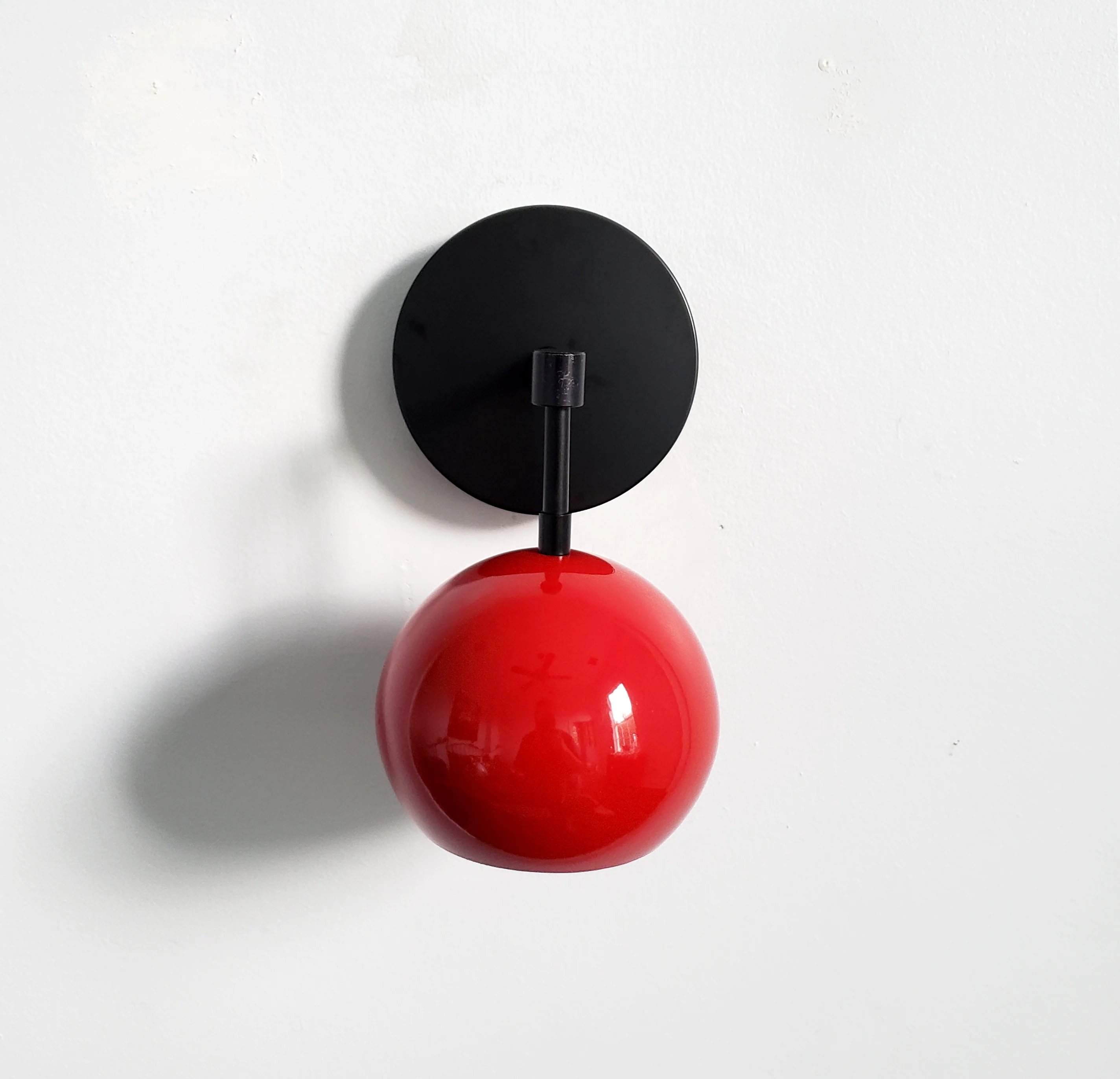 Loa Sconce with Red Shade - Image 4