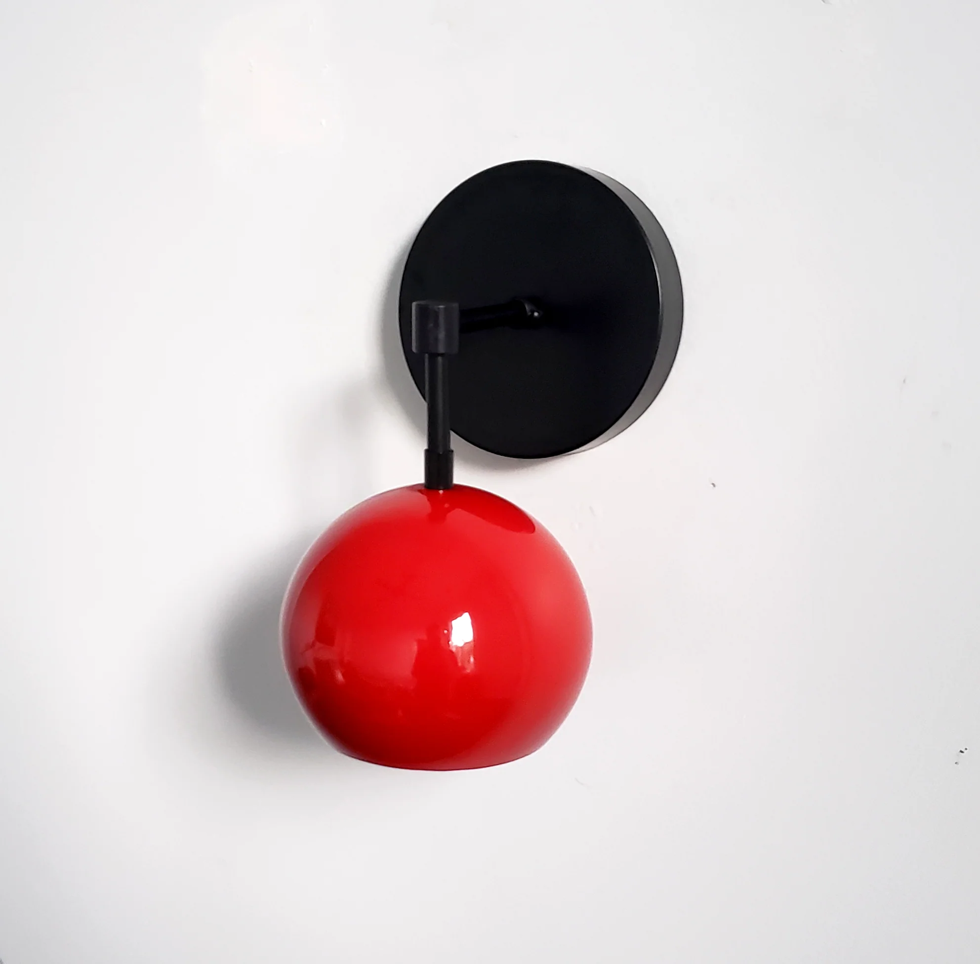 Loa Sconce with Red Shade - Image 5