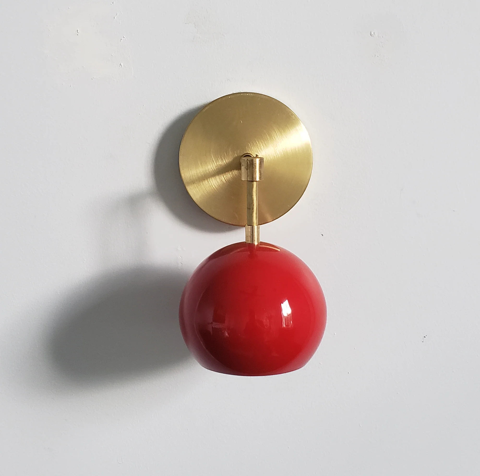 Loa Sconce with Red Shade - Image 7