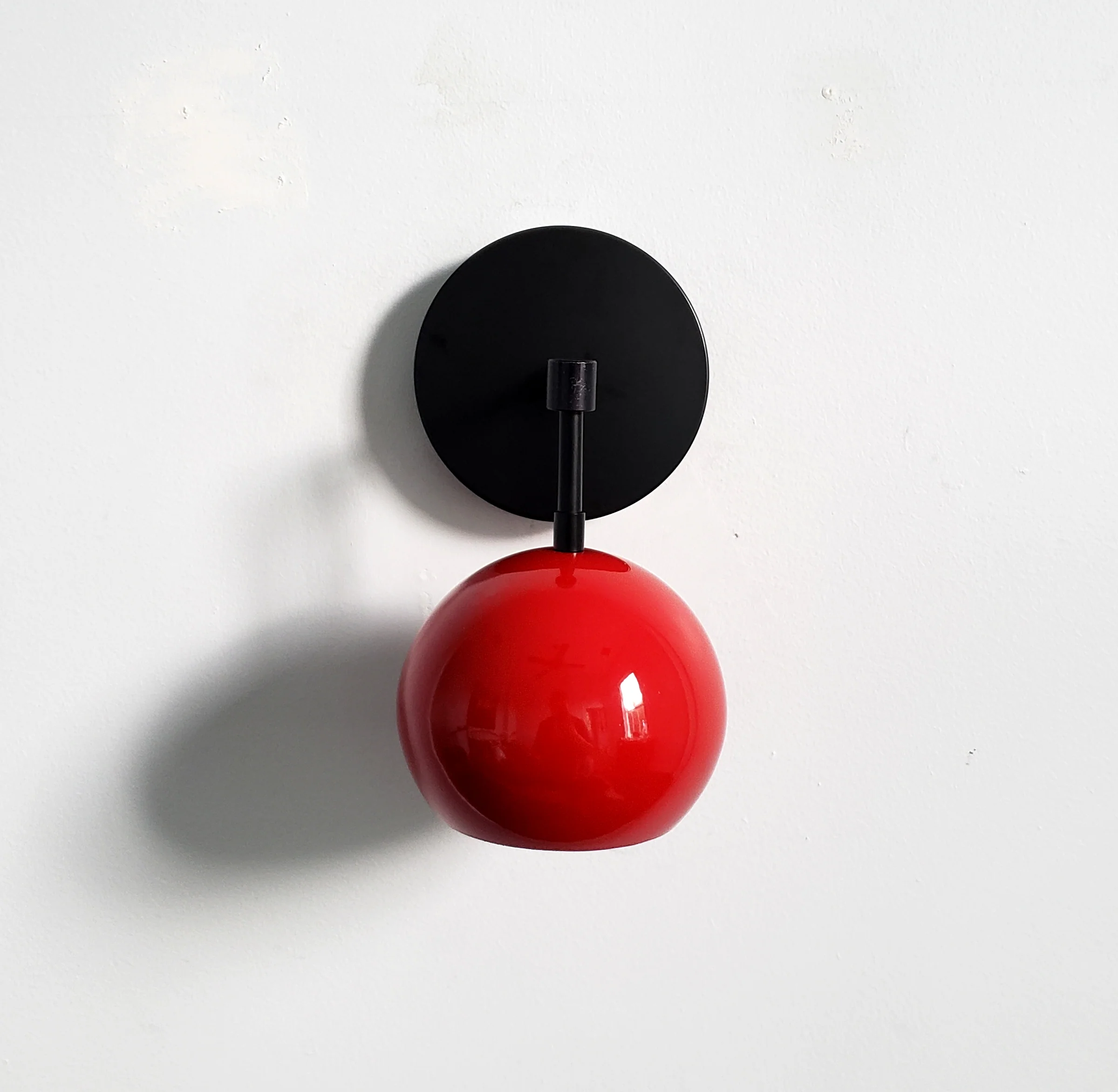 Loa Sconce with Red Shade - Image 8