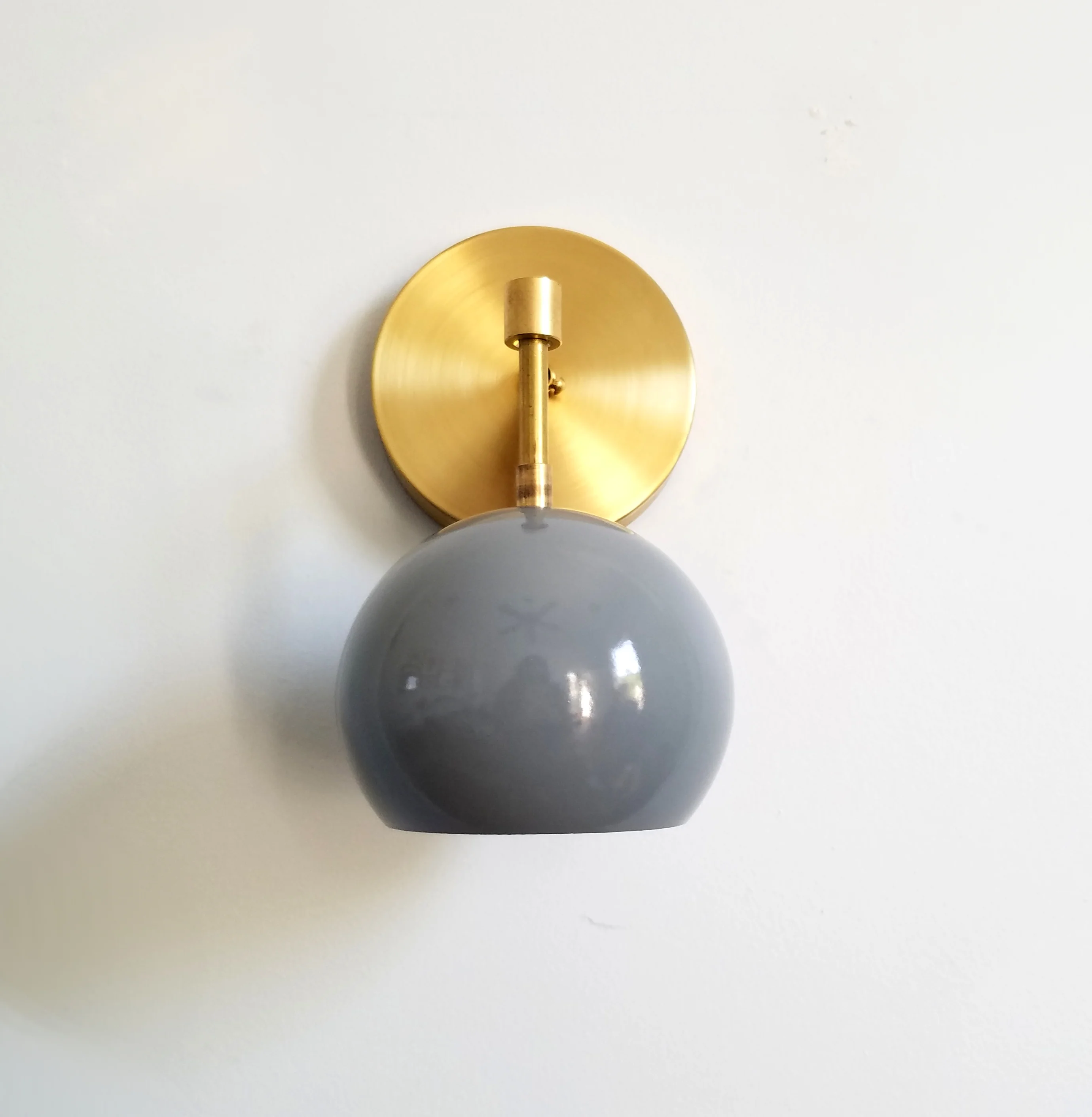Loa Sconce with Slate Grey Shade - Image 2