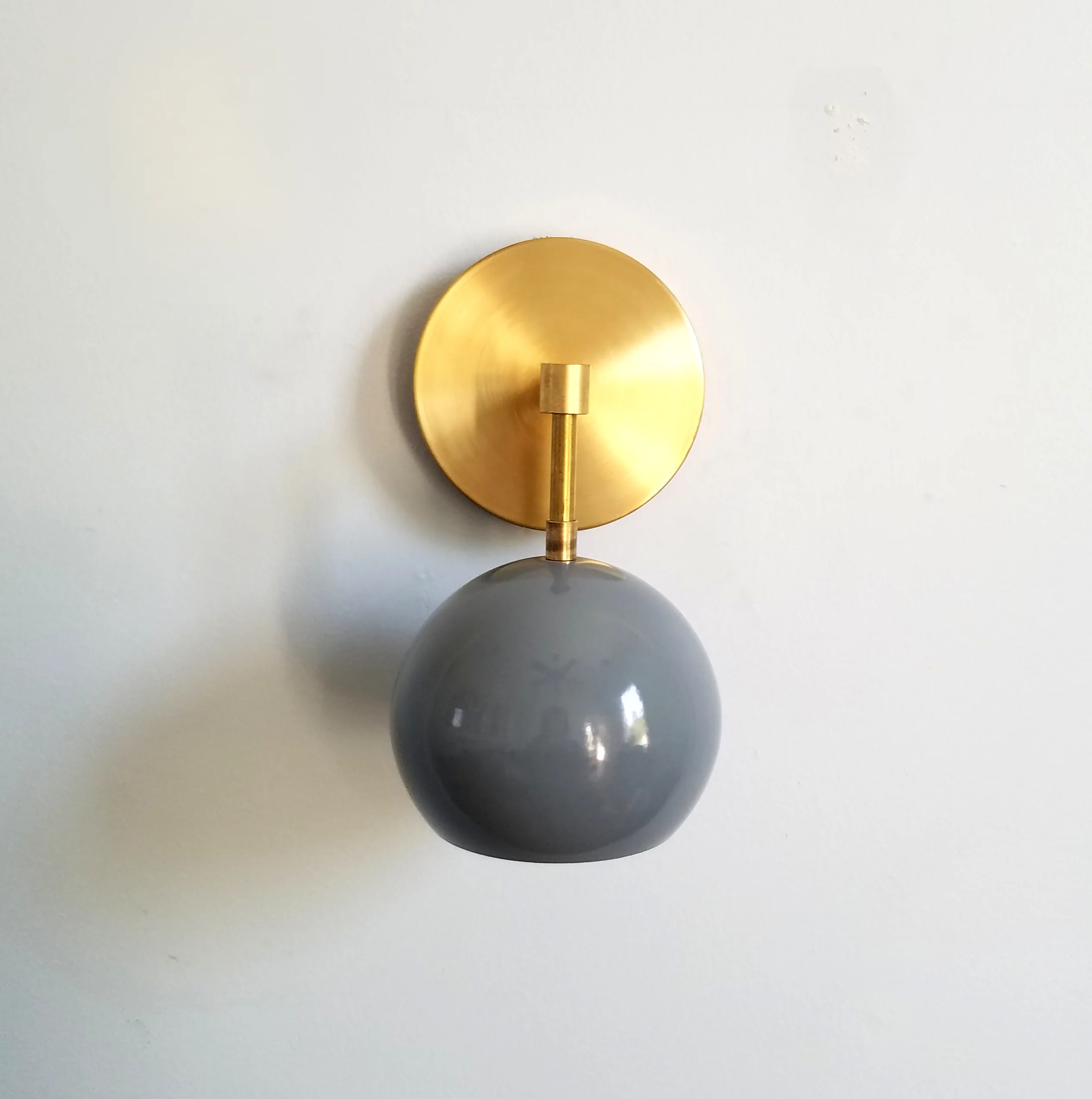 Loa Sconce with Slate Grey Shade - Image 9