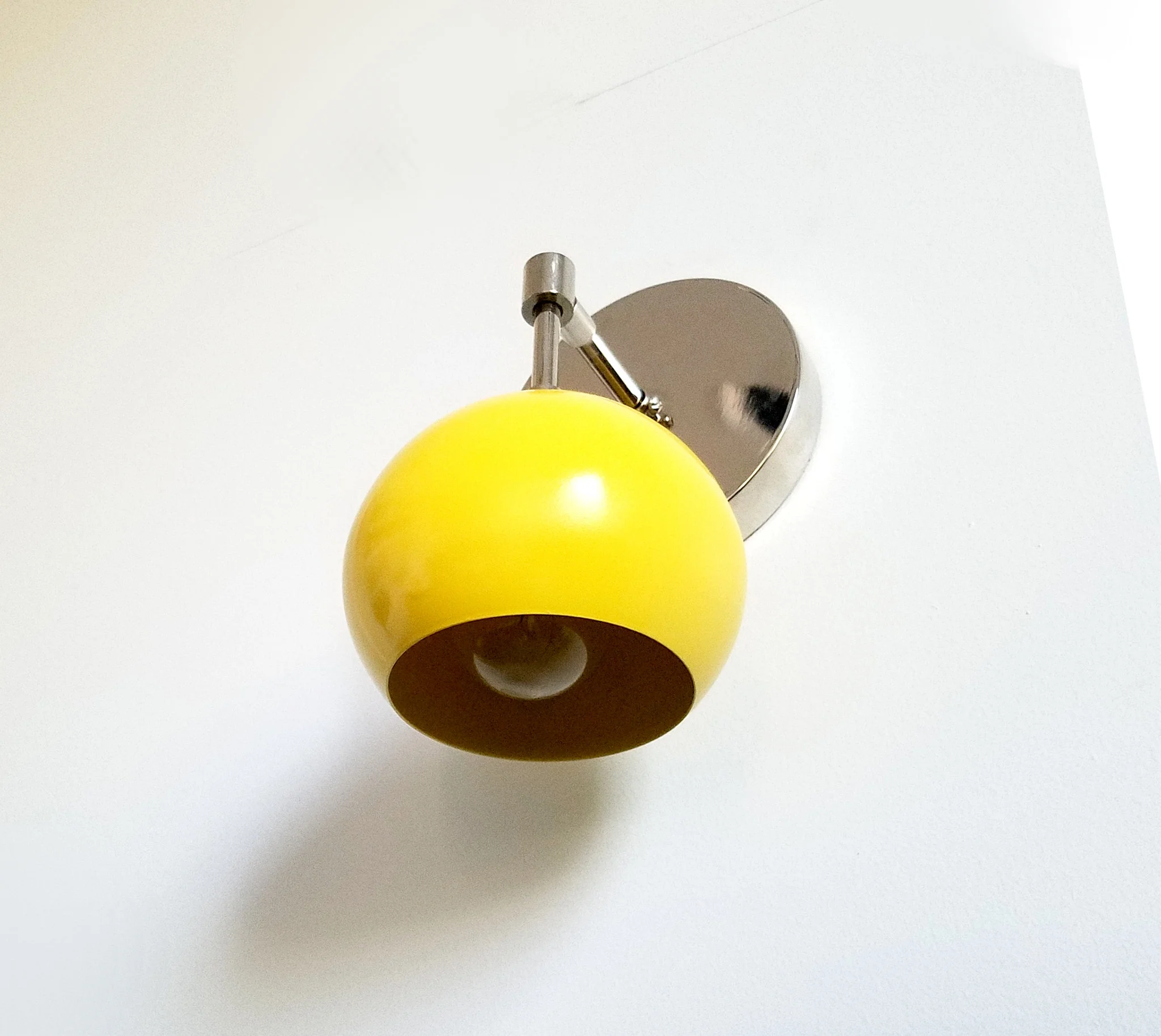 Loa Sconce with Yellow Shade - Image 13