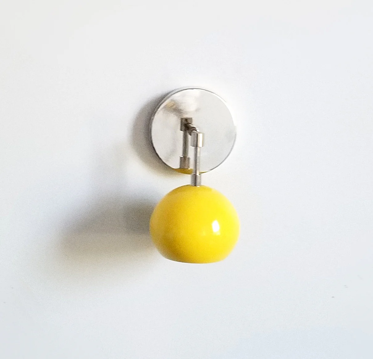 Loa Sconce with Yellow Shade - Image 5