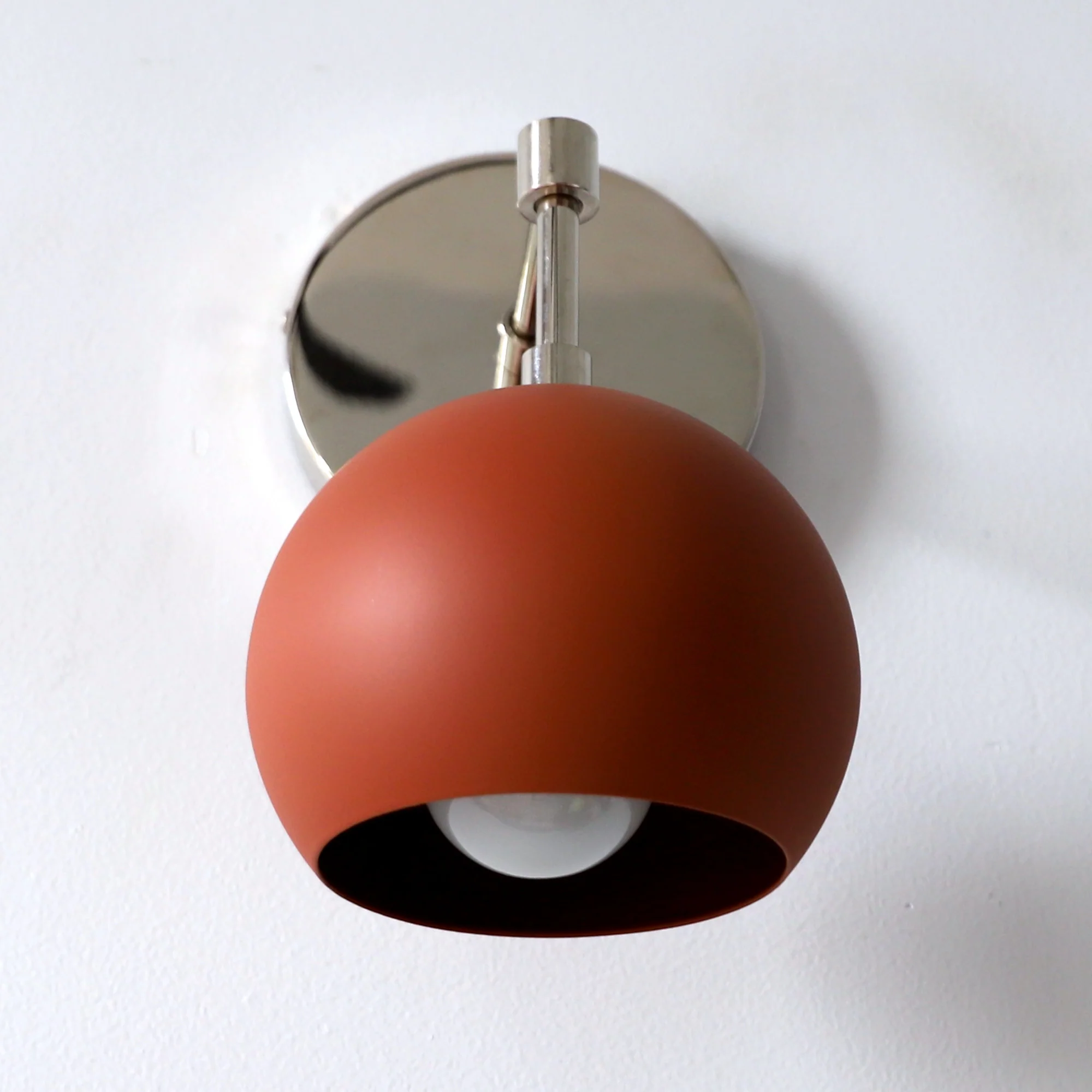 Loa Sconce with Terra Cotta Shade - Image 8
