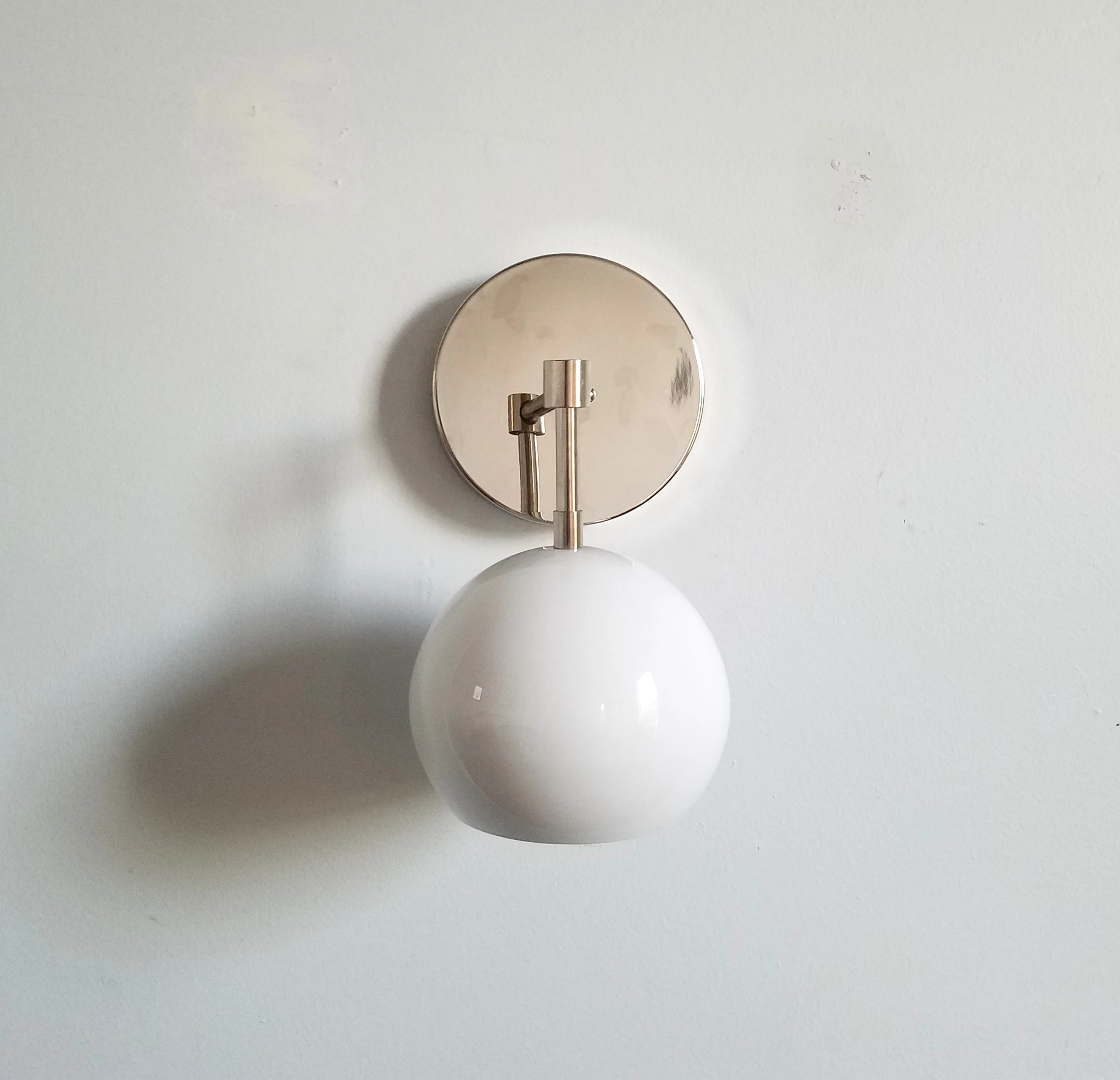 Loa Sconce with White Shade - Image 5