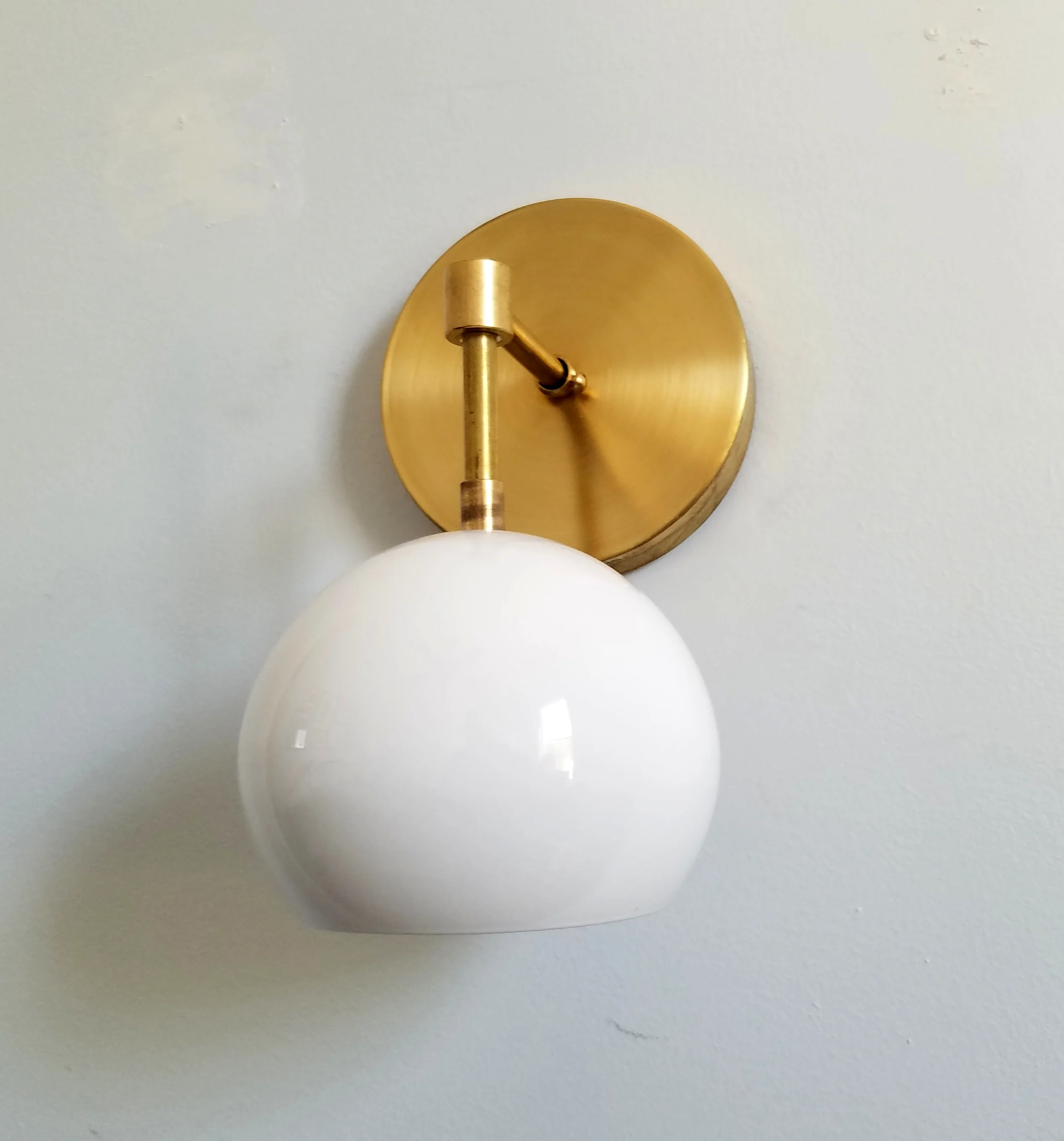 Loa Sconce with White Shade - Image 7