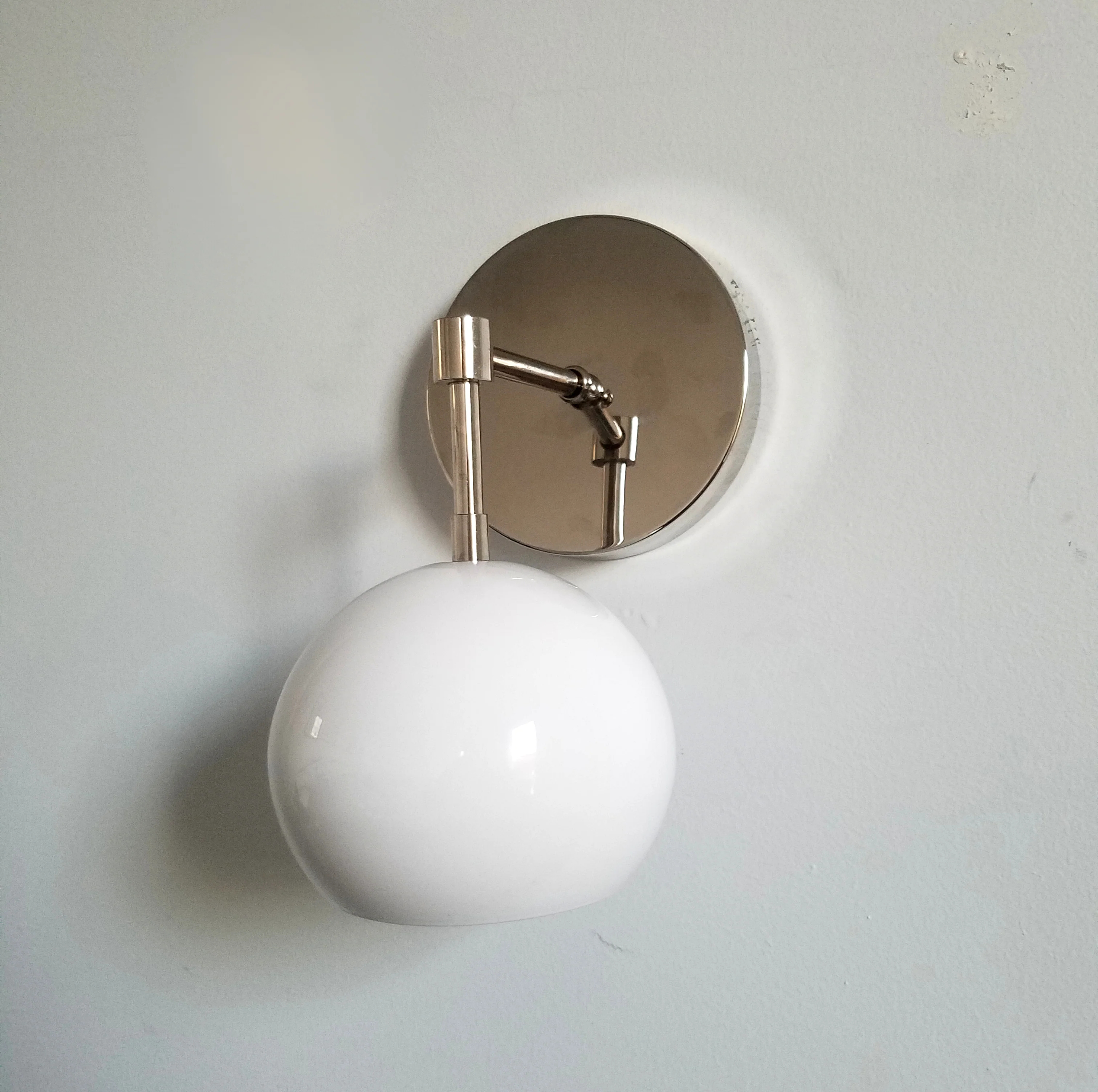 Loa Sconce with White Shade - Image 9