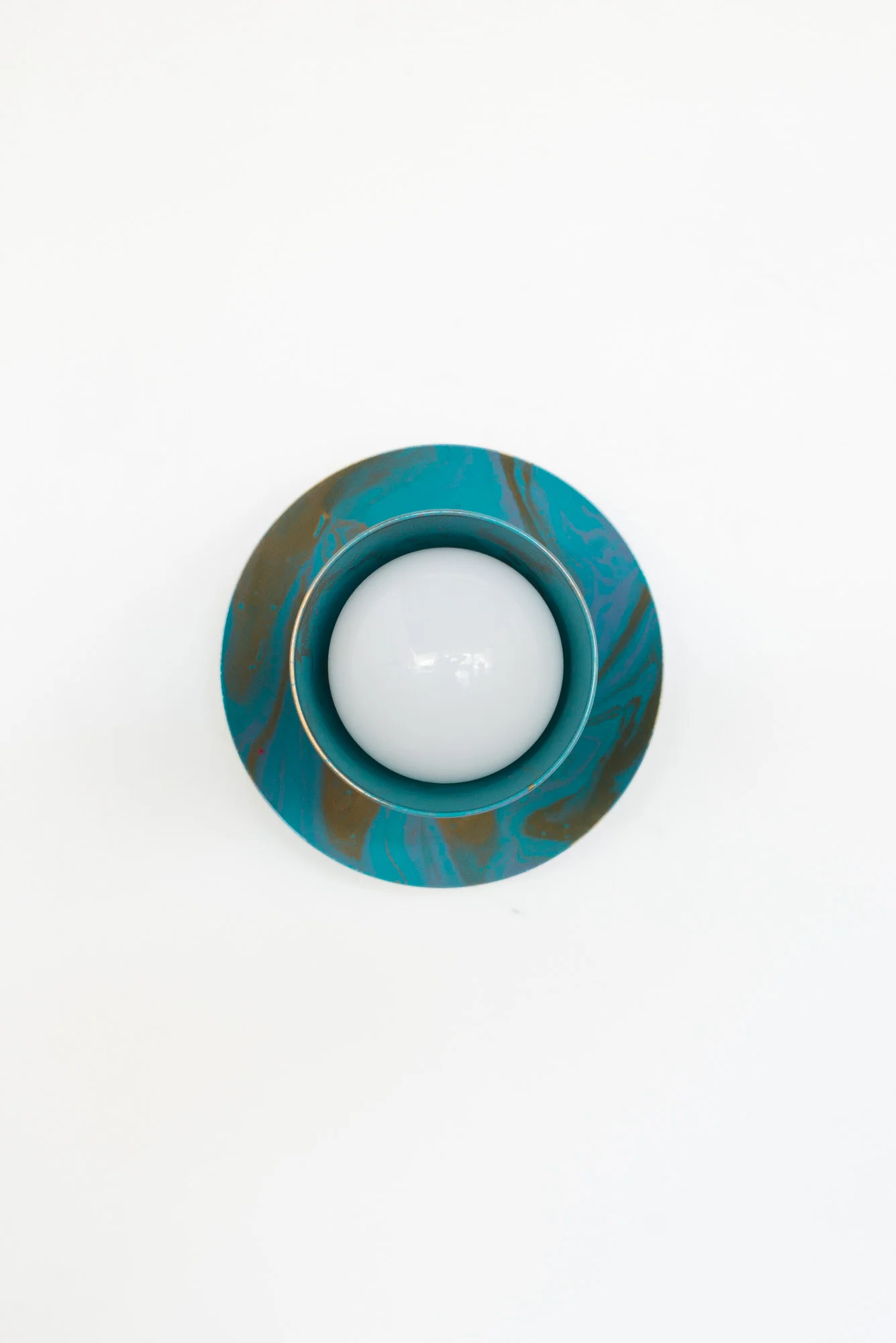 Marbled Sonny Sconce or Flushmount Ceiling Light - Image 3