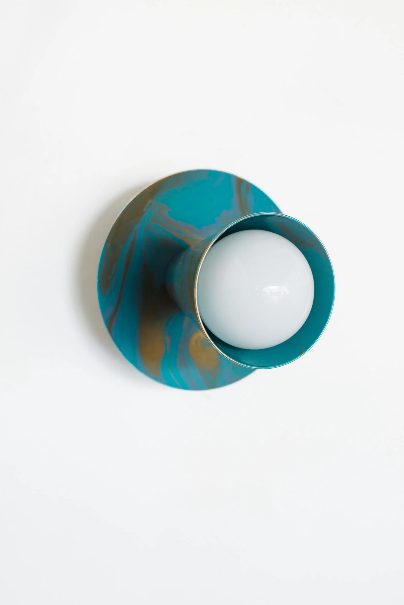 Marbled Sonny Sconce or Flushmount Ceiling Light - Image 4