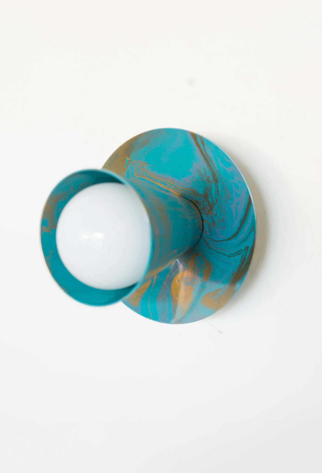 Marbled Sonny Sconce or Flushmount Ceiling Light - Image 5