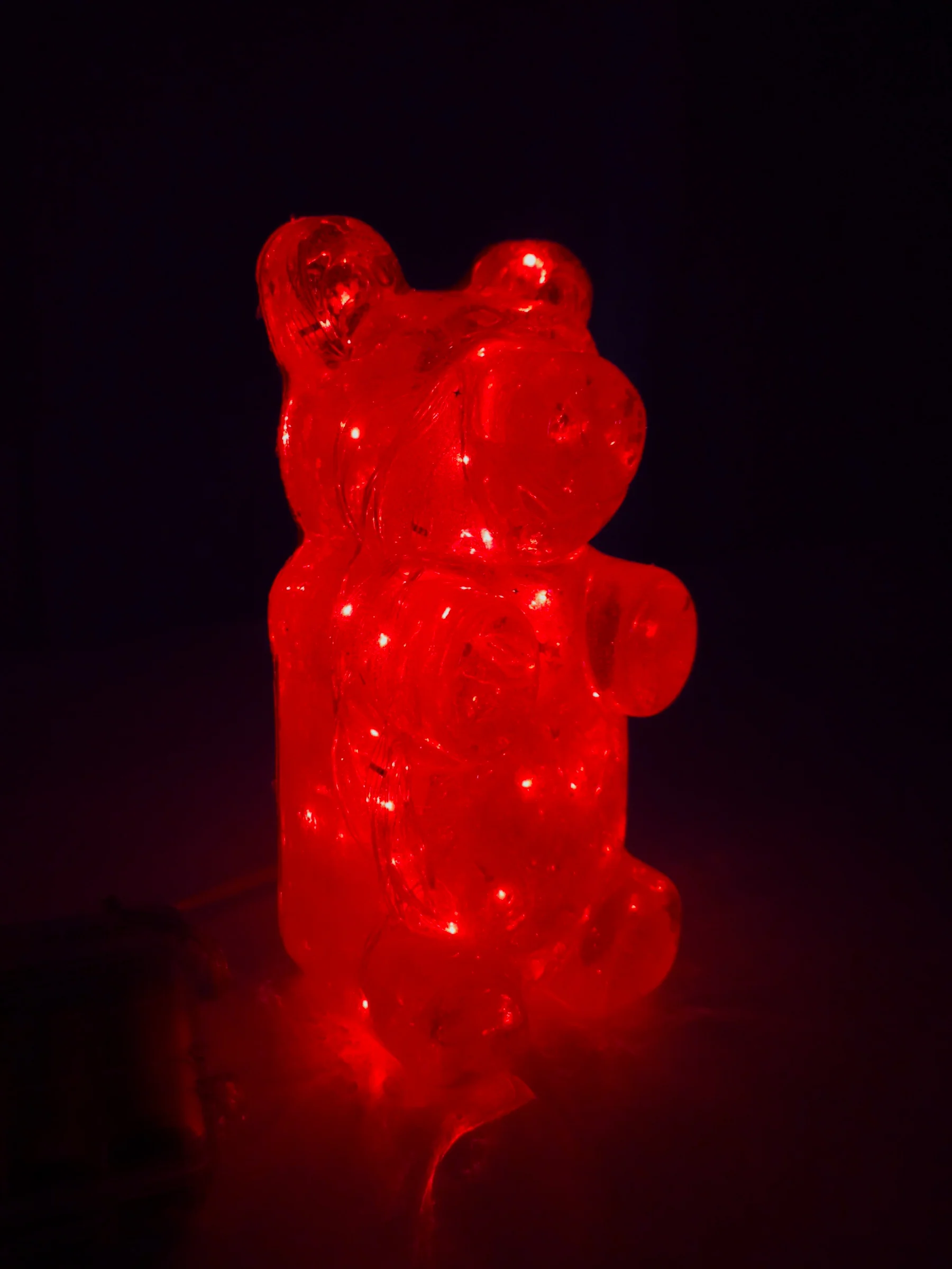 Orange & Red Color Drip Nightlight Bear - Image 4