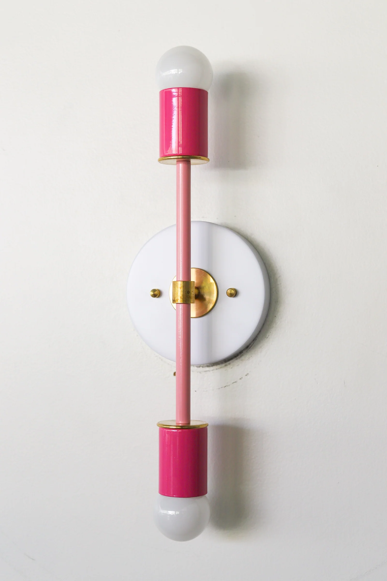 Quick Ship Colorblocked Medium Thalia Sconce - Image 2