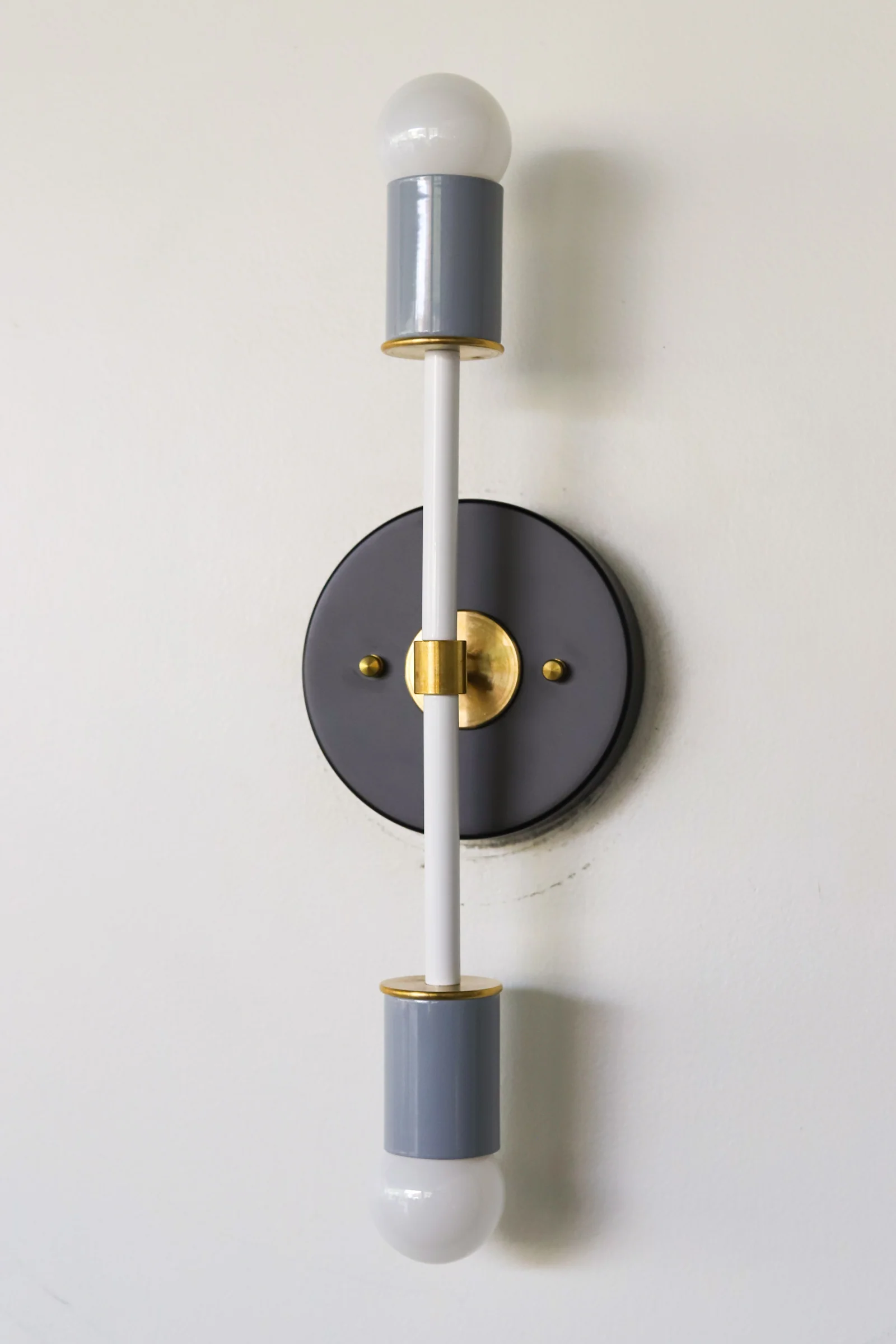 Quick Ship Colorblocked Medium Thalia Sconce - Image 7