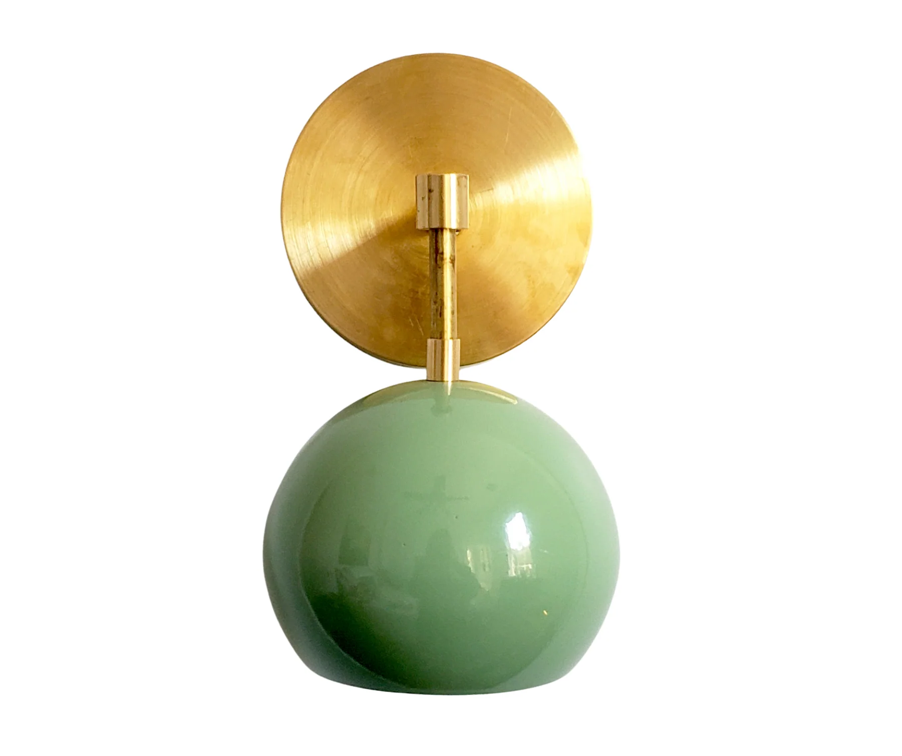 Quick Ship Loa Sconce with Vista Green Shade - Image 6