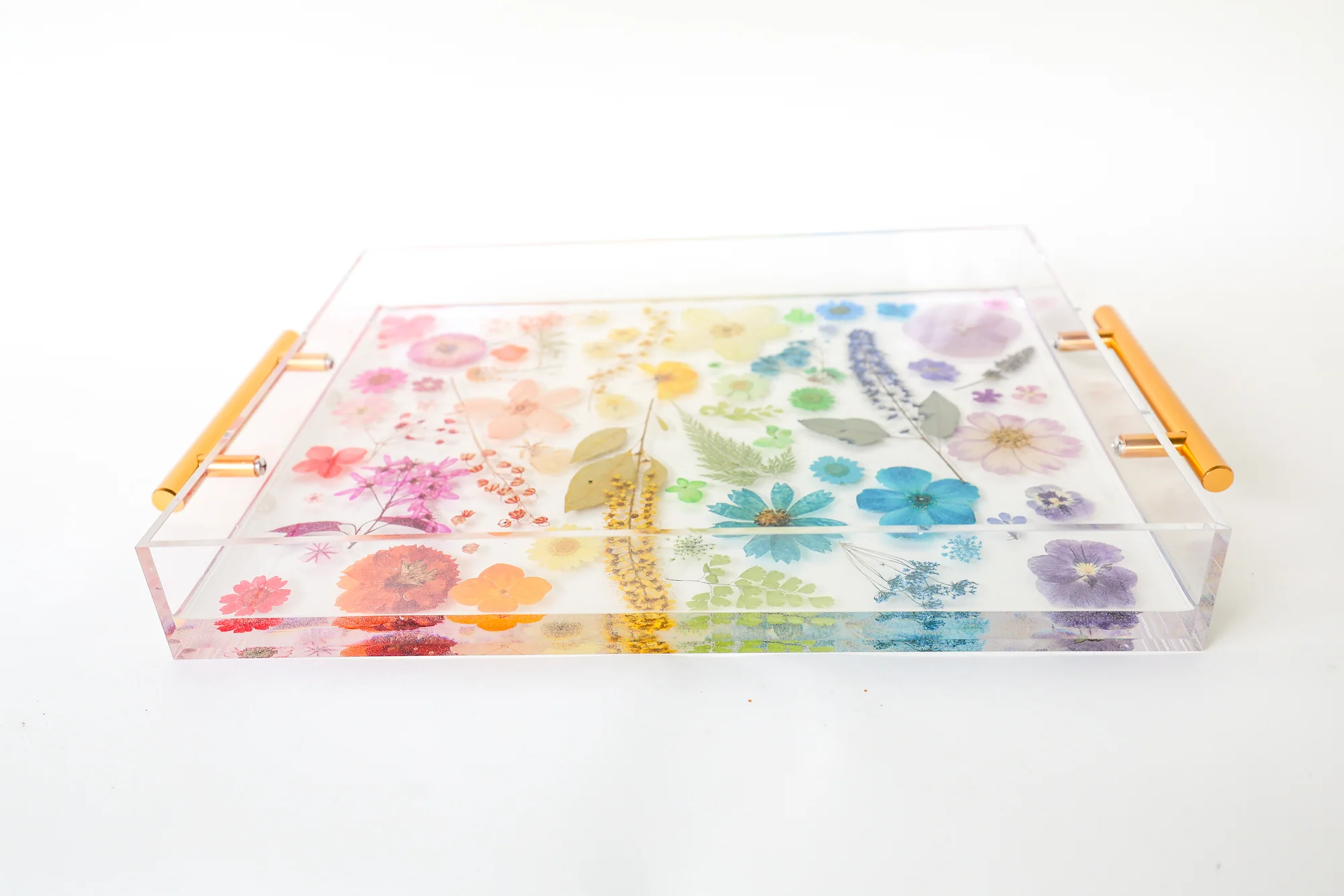 Rainbow Floral Tray - Version 1 - Image 4