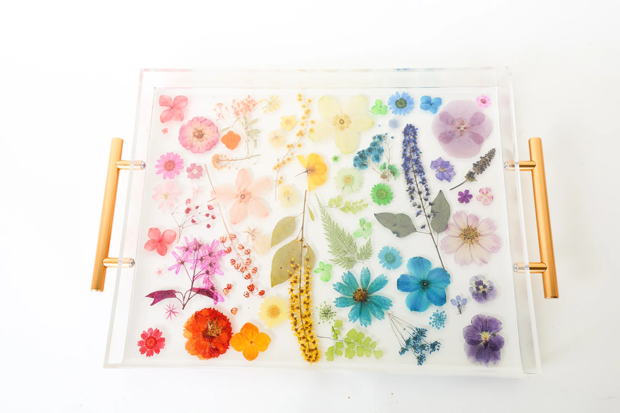 Rainbow Floral Tray - Version 1 - Image 5