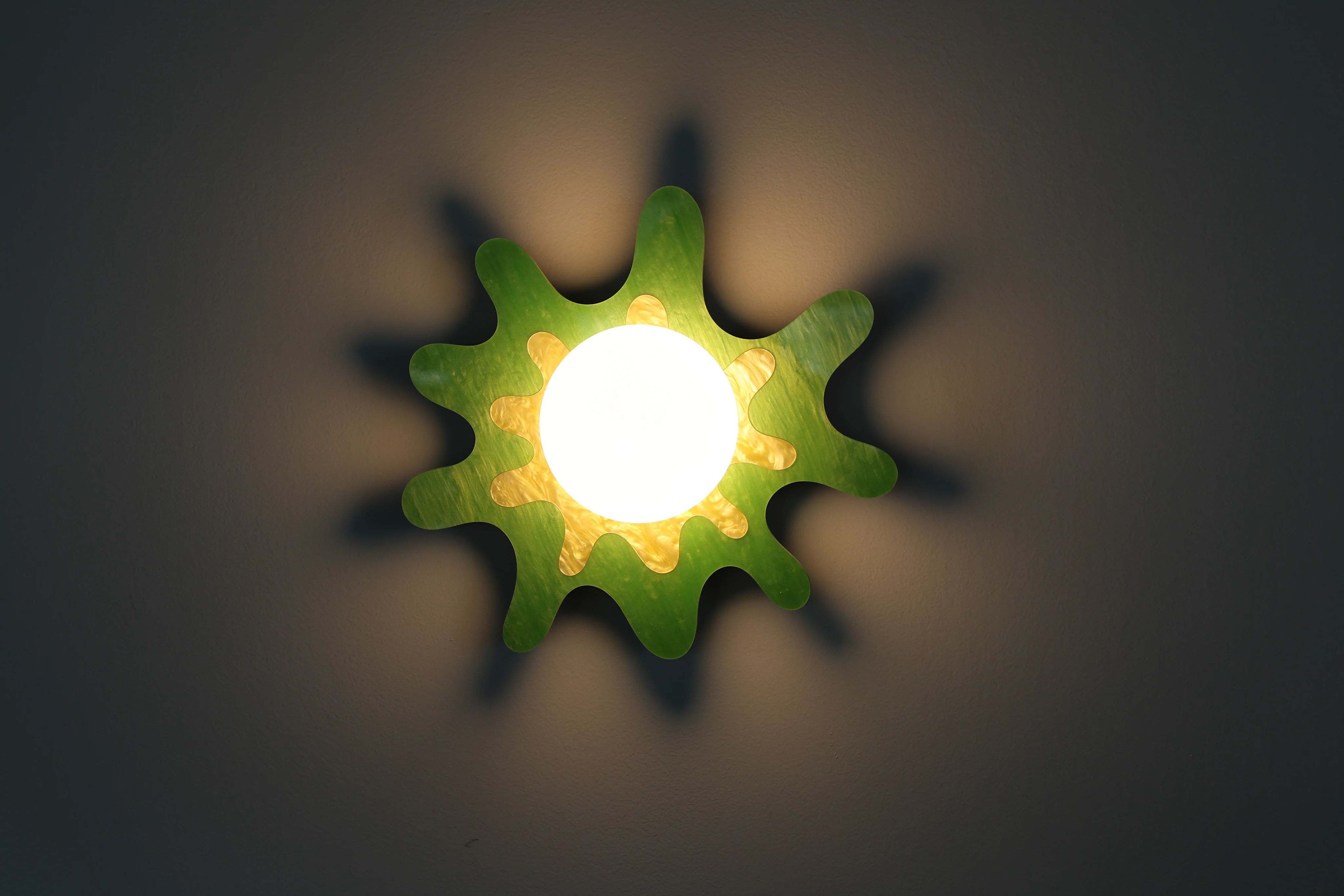Splat Two-Color Sconce or Flushmount LIght Fixture - Image 12