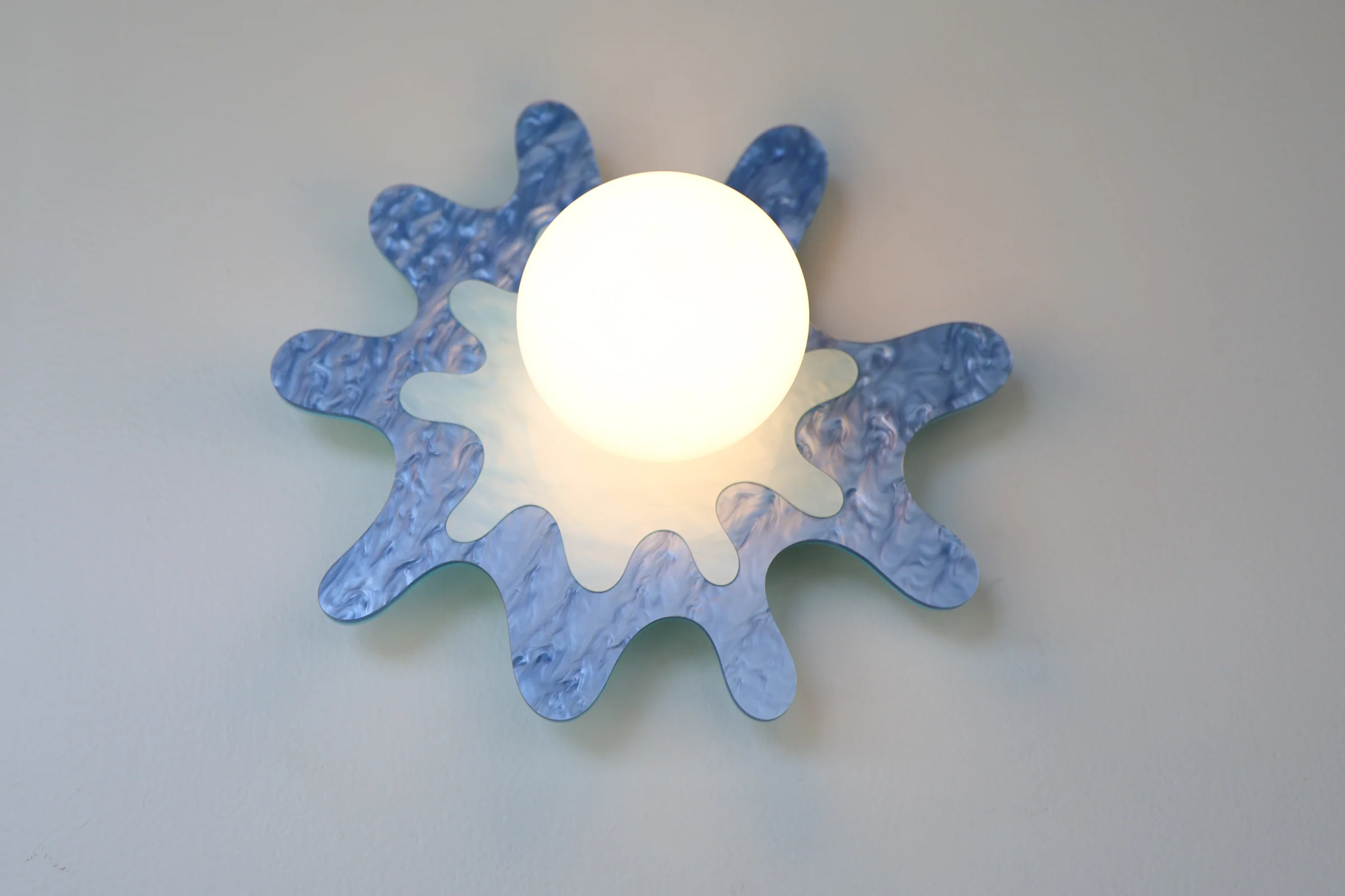 Splat Two-Color Sconce or Flushmount LIght Fixture - Image 13