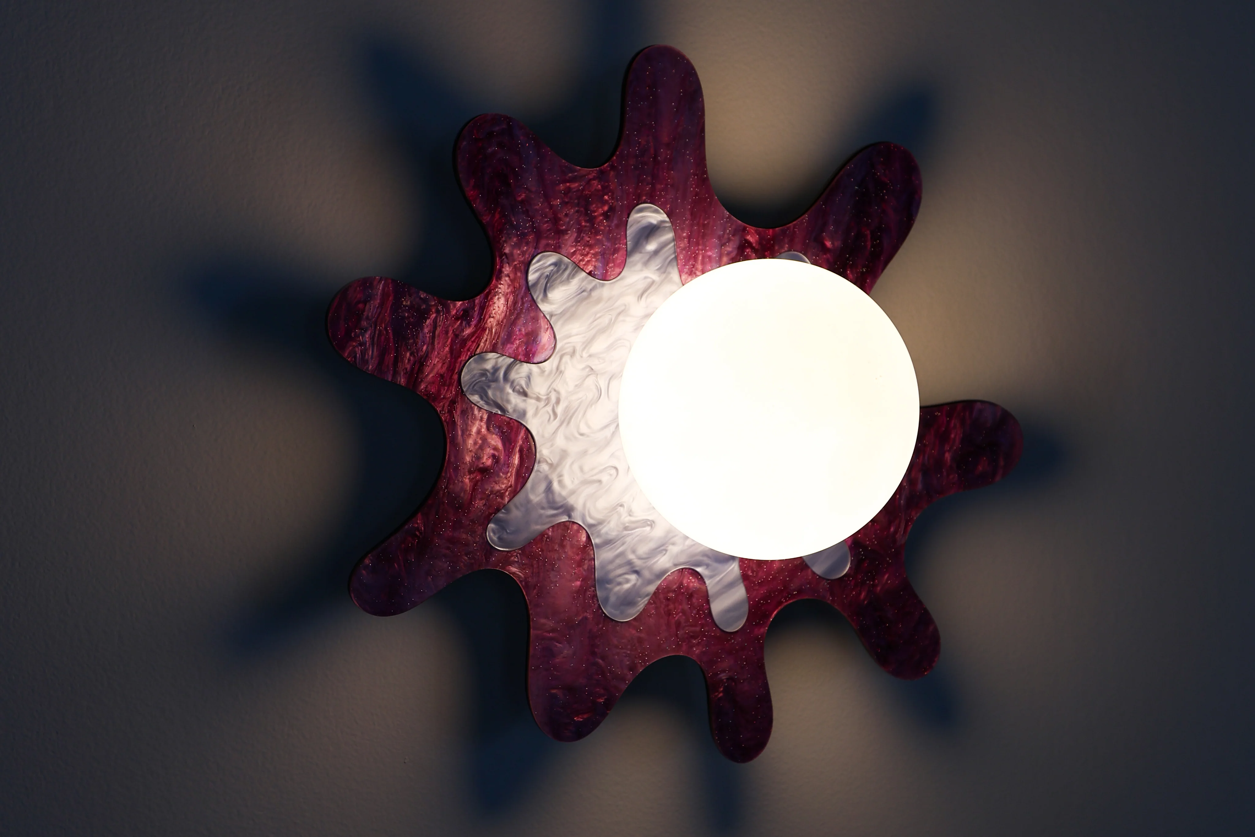 Splat Two-Color Sconce or Flushmount LIght Fixture - Image 19