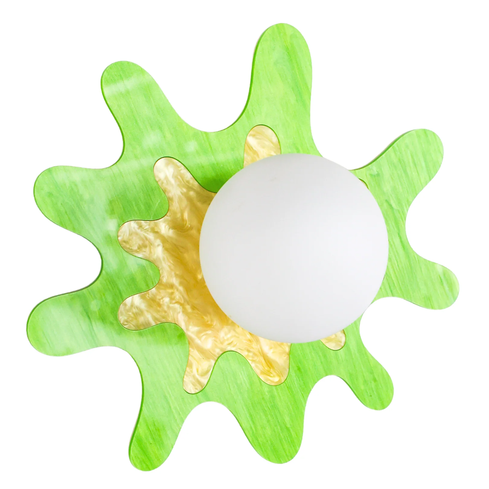 Splat Two-Color Sconce or Flushmount LIght Fixture - Image 3