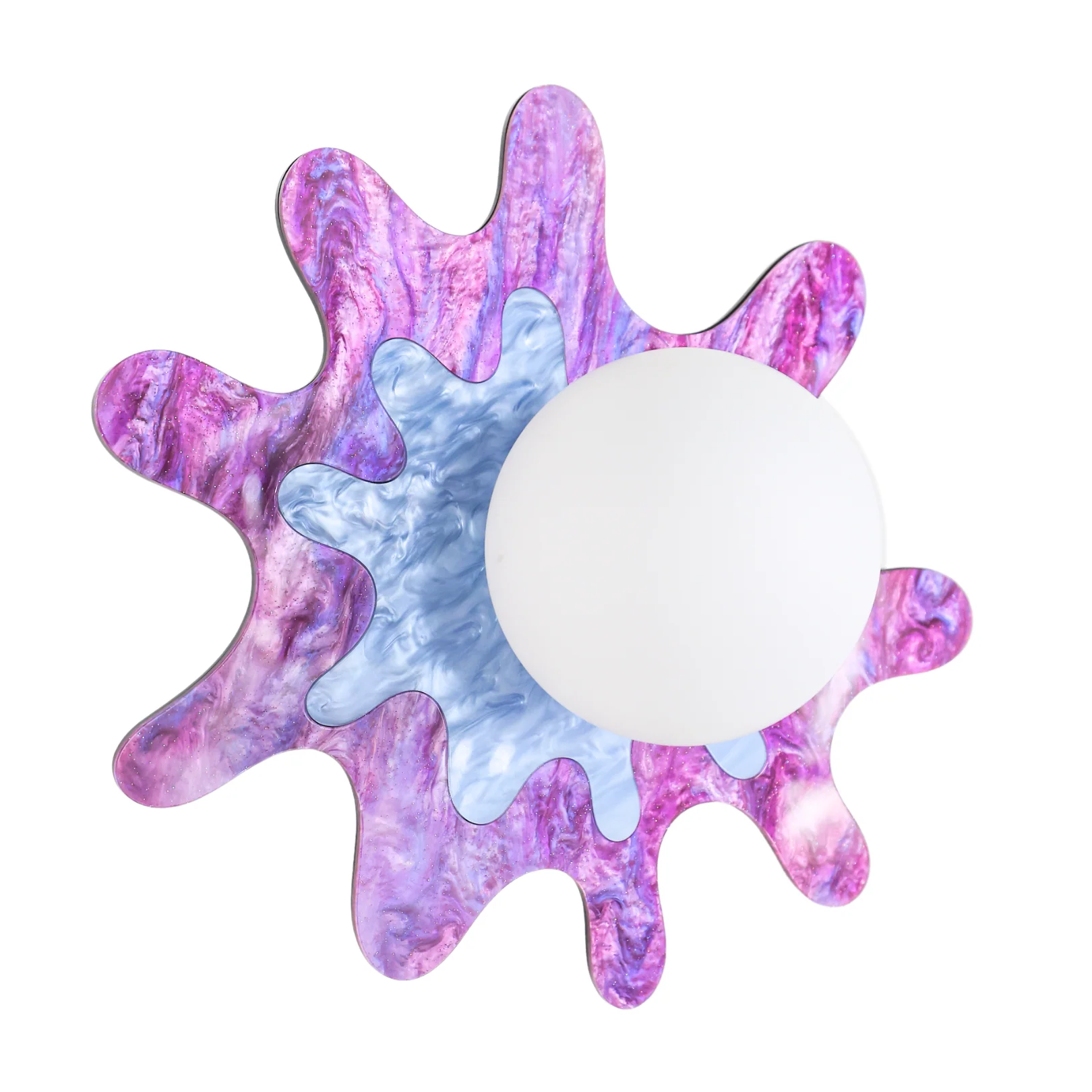 Splat Two-Color Sconce or Flushmount LIght Fixture - Image 4