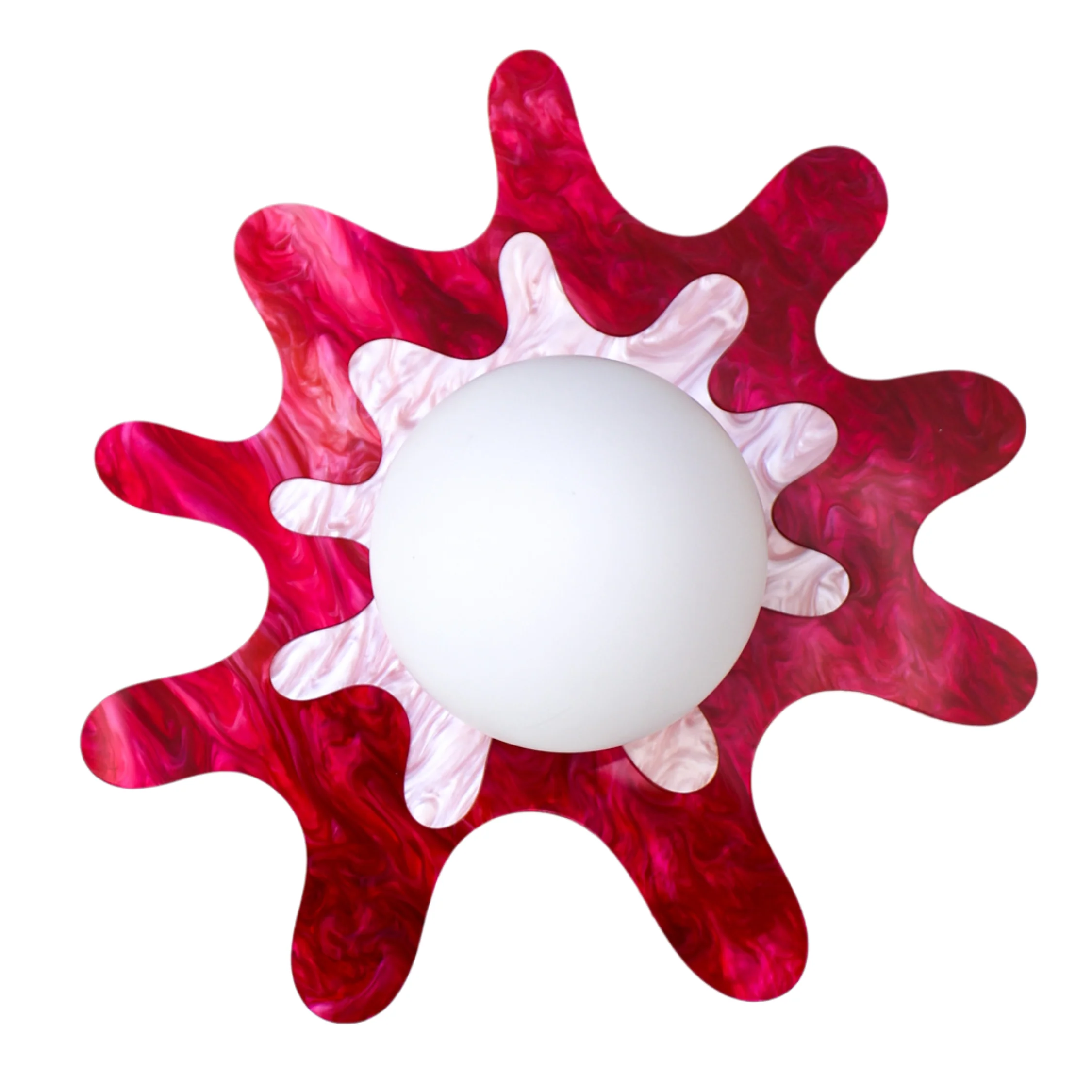 Splat Two-Color Sconce or Flushmount LIght Fixture - Image 5
