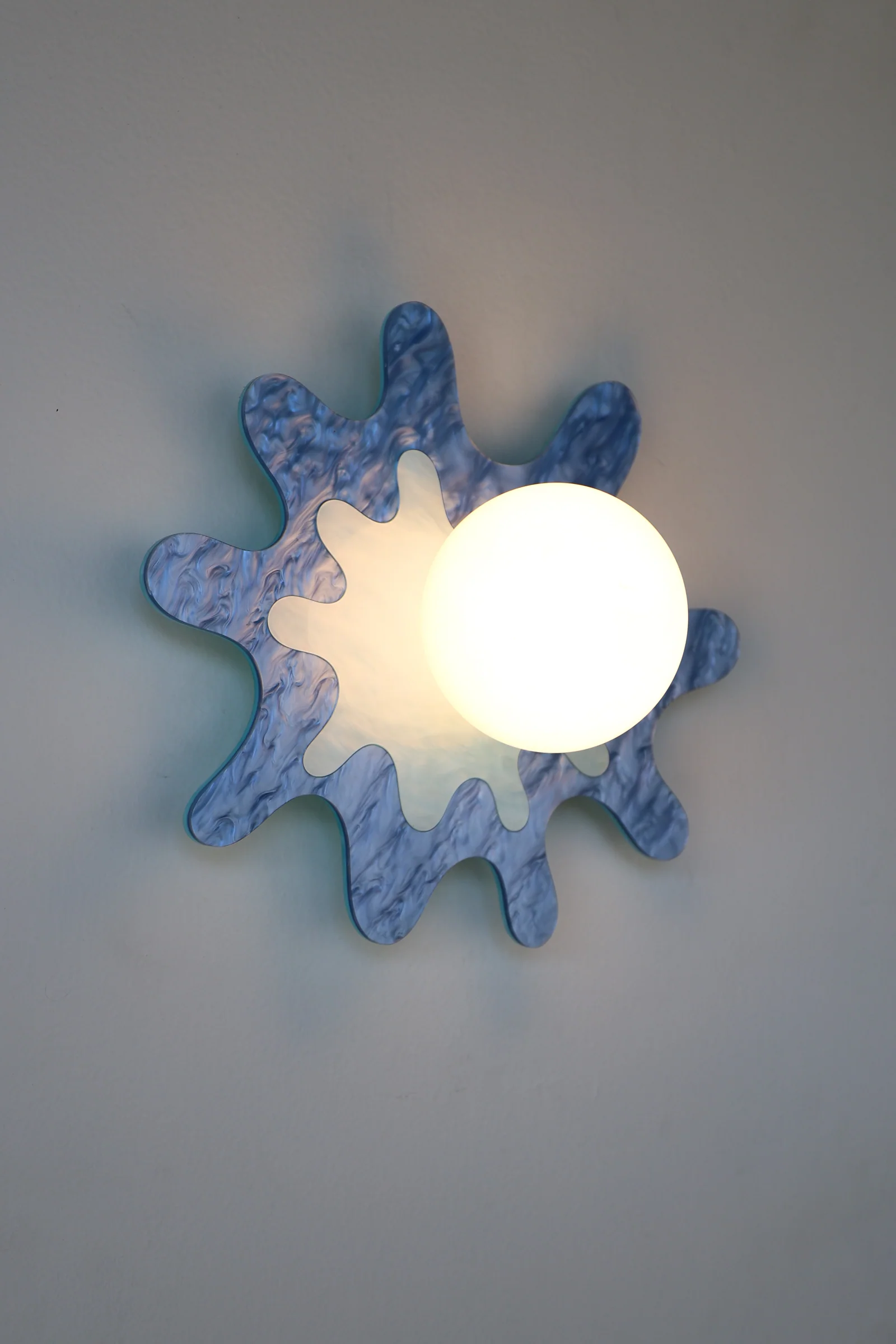 Splat Two-Color Sconce or Flushmount LIght Fixture - Image 7
