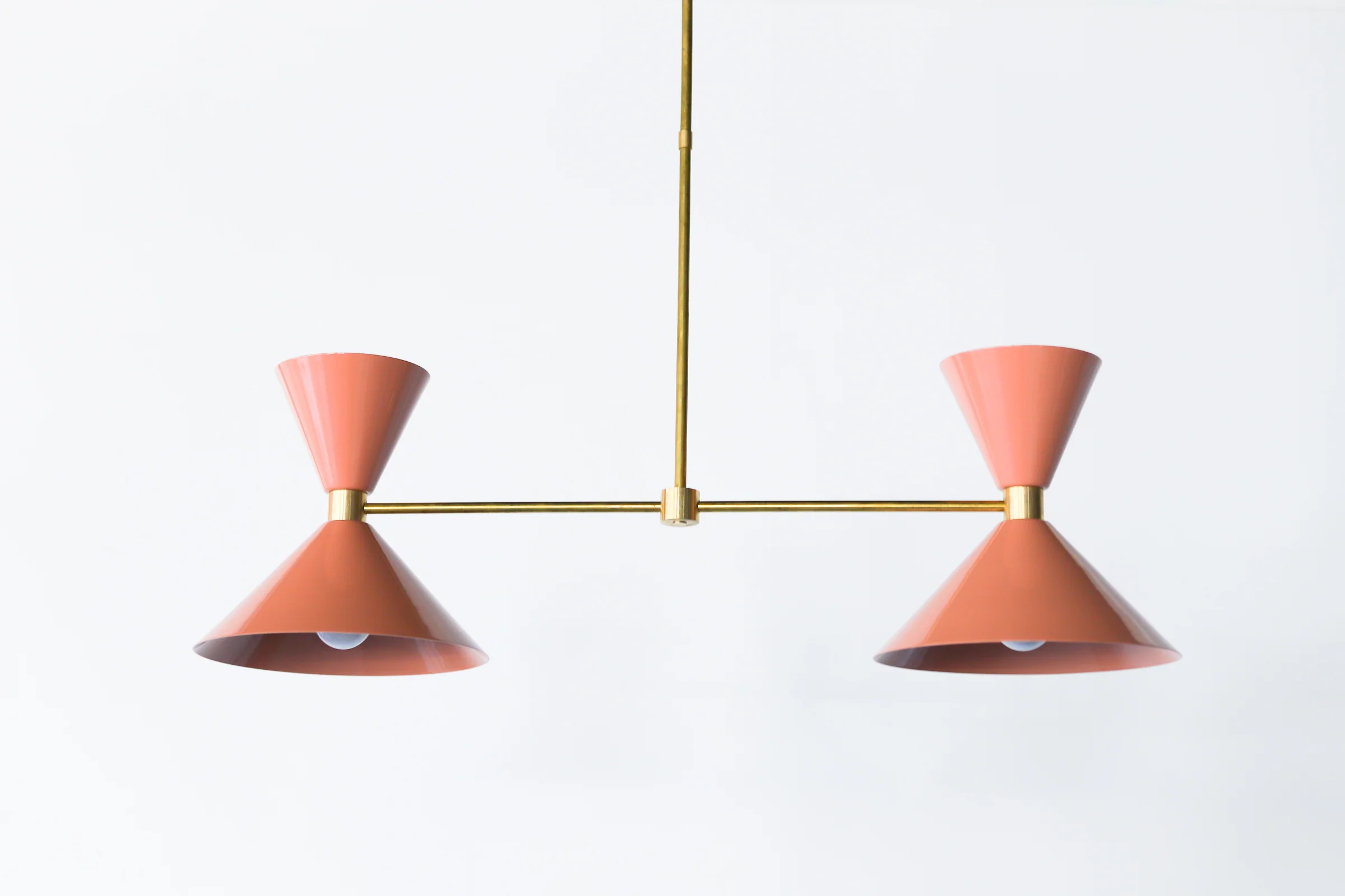 Two-Light Linear Clancy Chandelier - Image 10