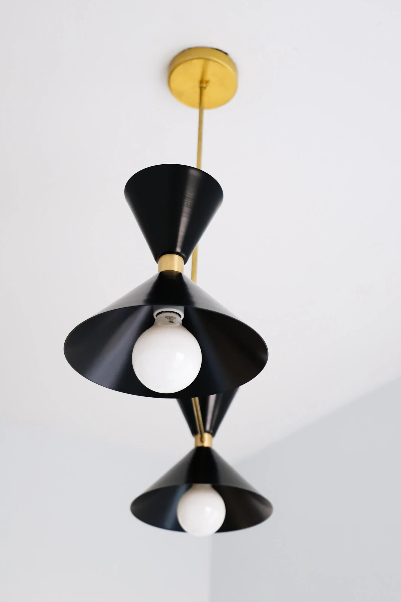 Two-Light Linear Clancy Chandelier - Image 3