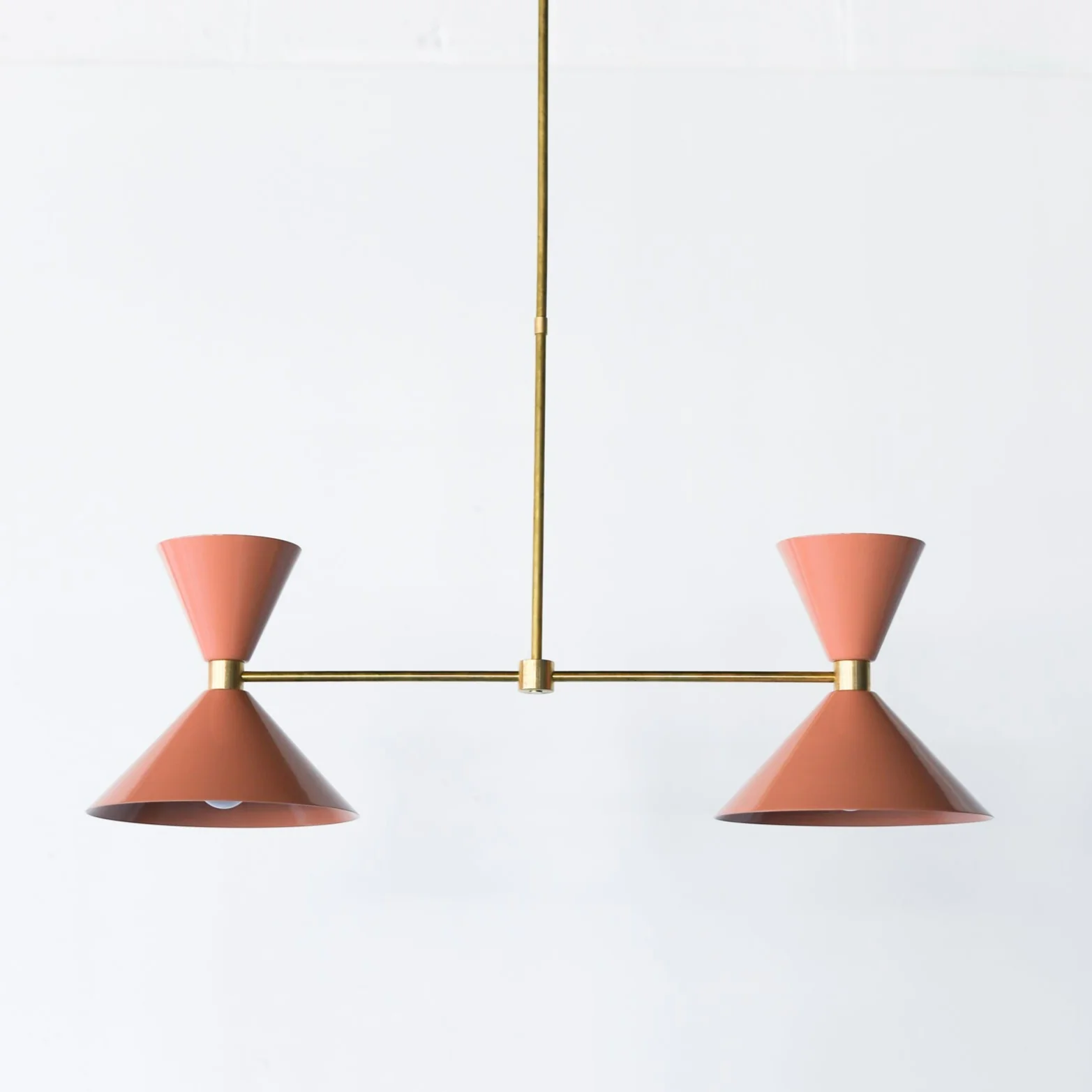 Two-Light Linear Clancy Chandelier - Image 4