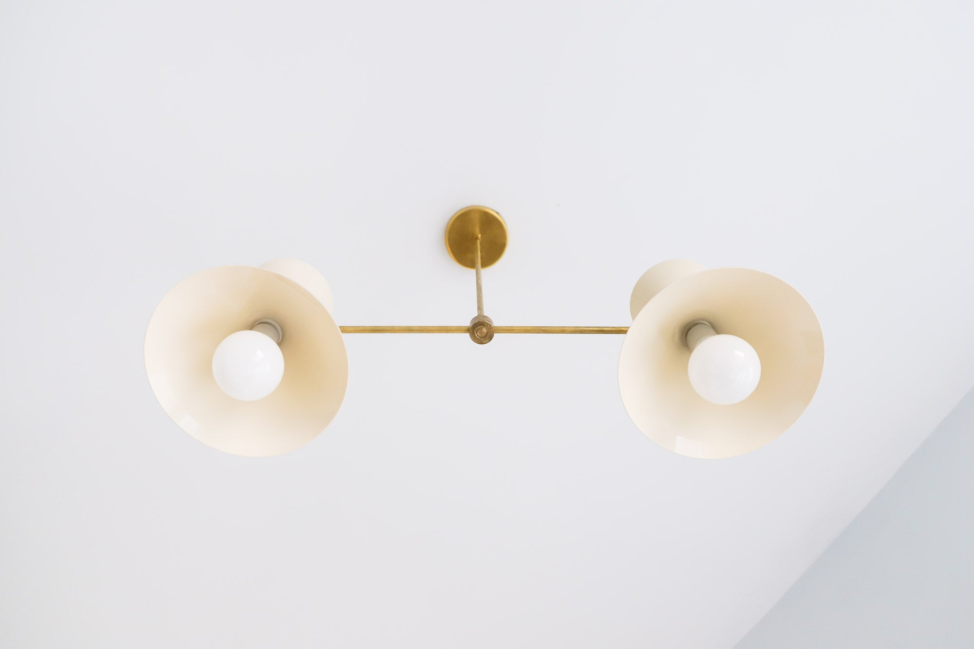 Two-Light Linear Clancy Chandelier - Image 5
