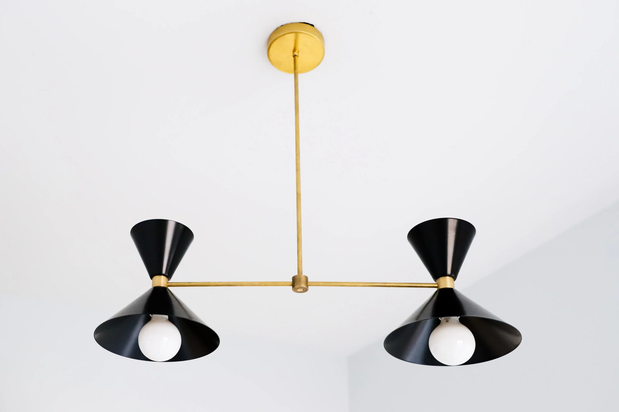 Two-Light Linear Clancy Chandelier - Image 6