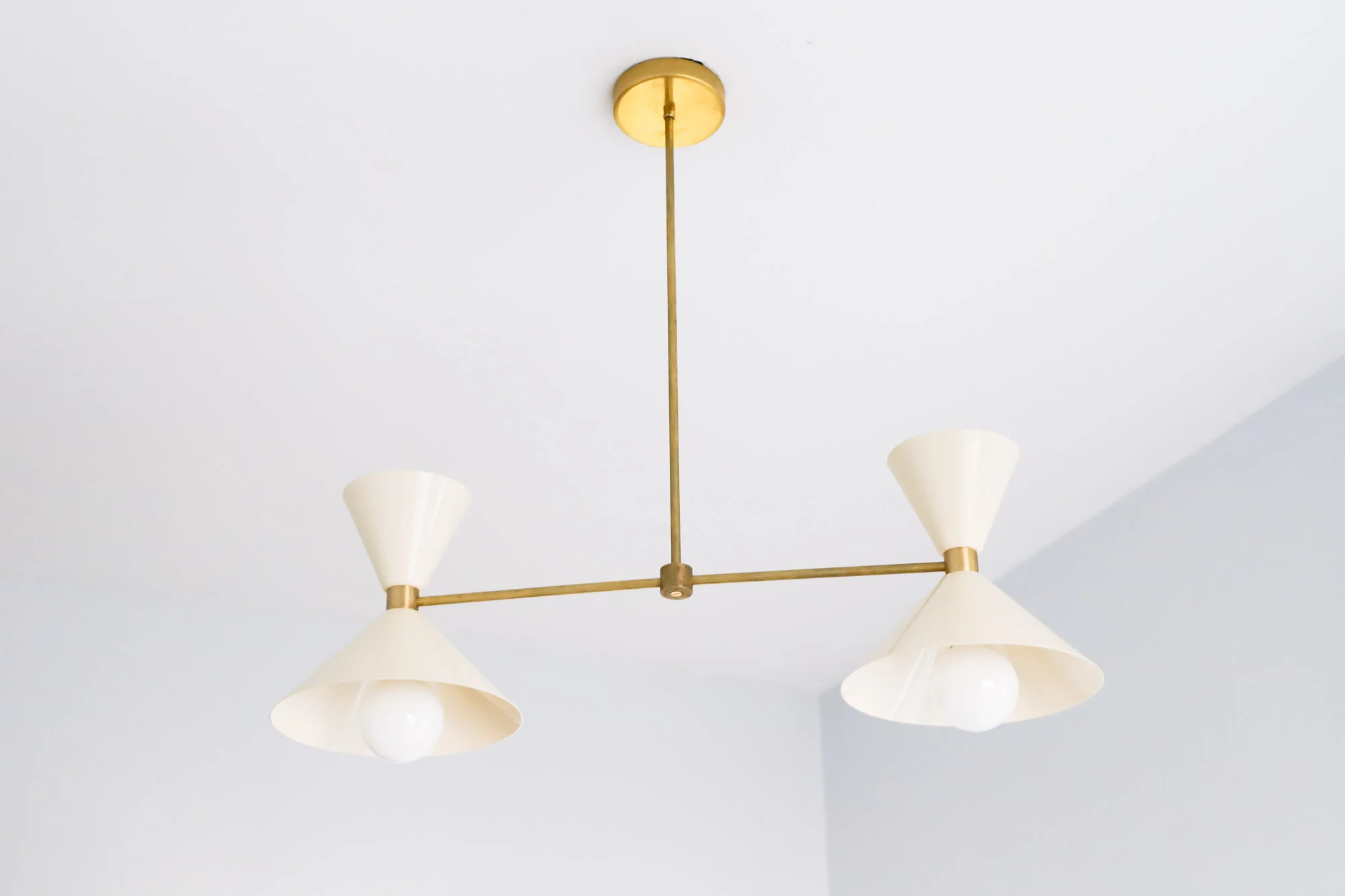 Two-Light Linear Clancy Chandelier - Image 7