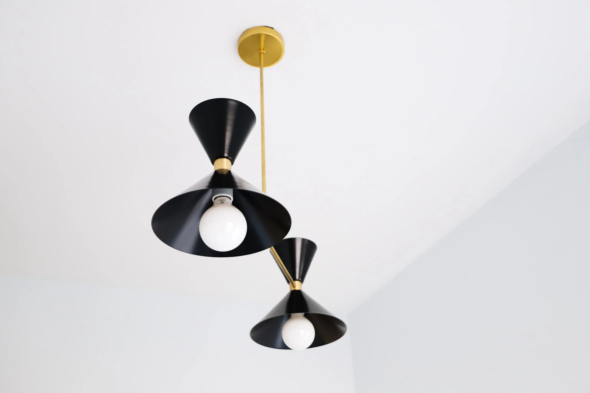 Two-Light Linear Clancy Chandelier - Image 8